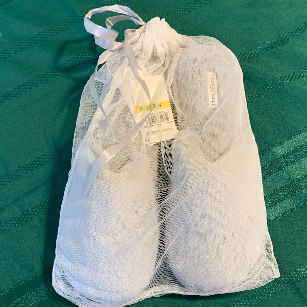 Flora Nikrooz Plush Pale Blue Slip-On Slippers - Picture 9 of 9